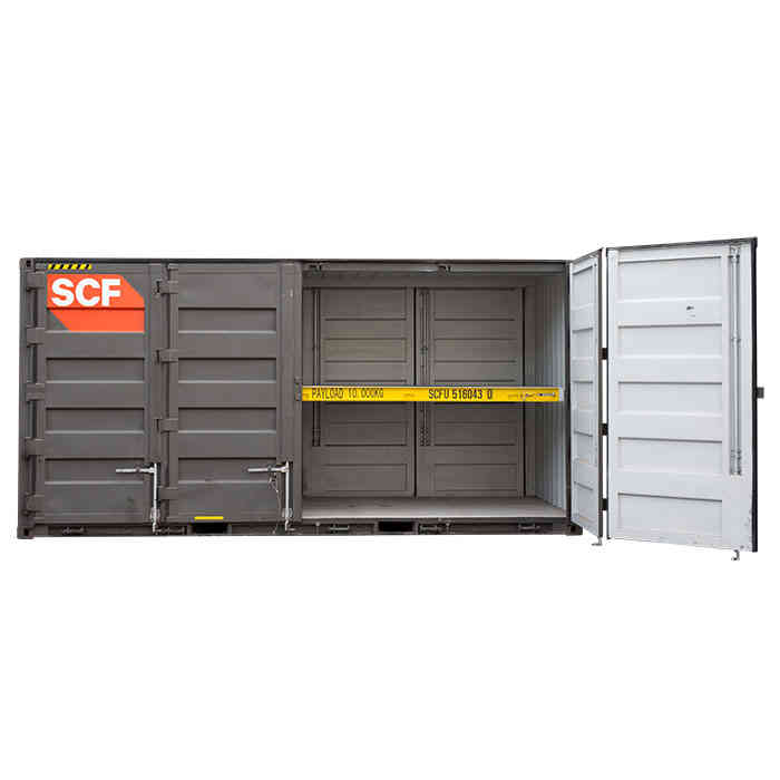 20ft Double Side Door Container | Full double side access | SCF
