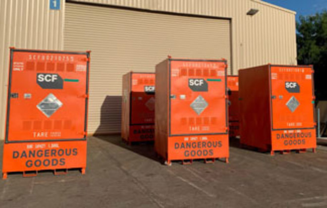 Chemical Storage Cabinet 1 Pallet Wide Image