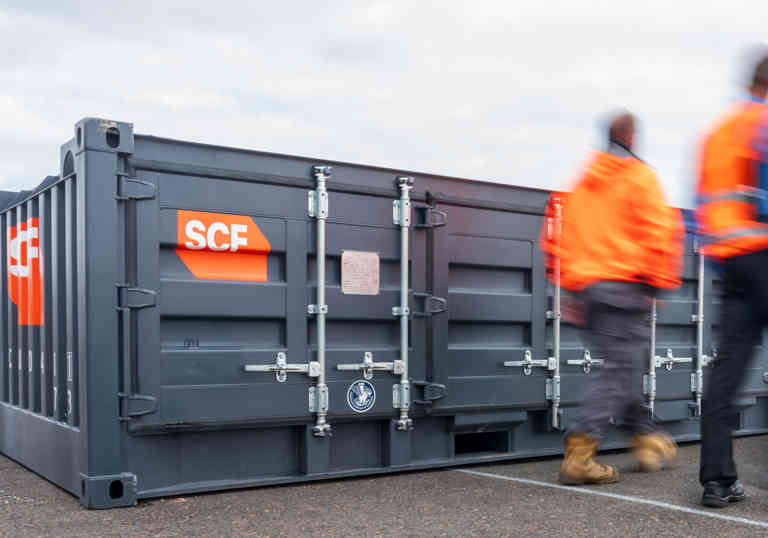 SCF Container Solutions - SCF partners with Aurizon to transition major mining supply chain to rail