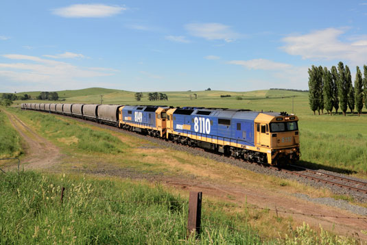Pacific National train in New South Wales. Source: Jungle Jack.
