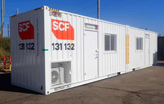 40ft Container Office & Lunch Room Image