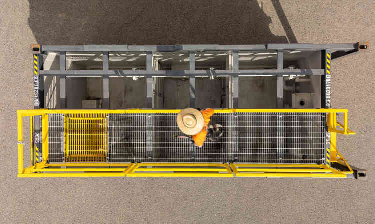 SCF 20Ft BLS Flow Gantry Top Feature