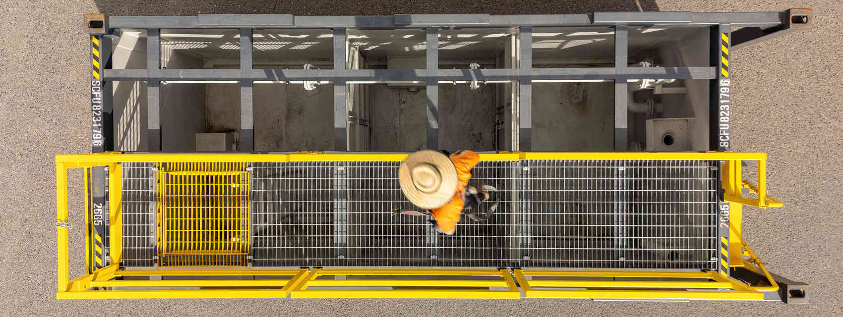 SCF 20Ft BLS Flow Gantry Top Feature