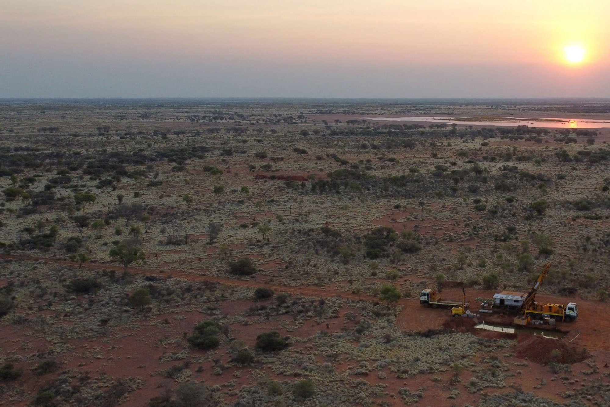 A mining site in remote WA without any site infrastructure.