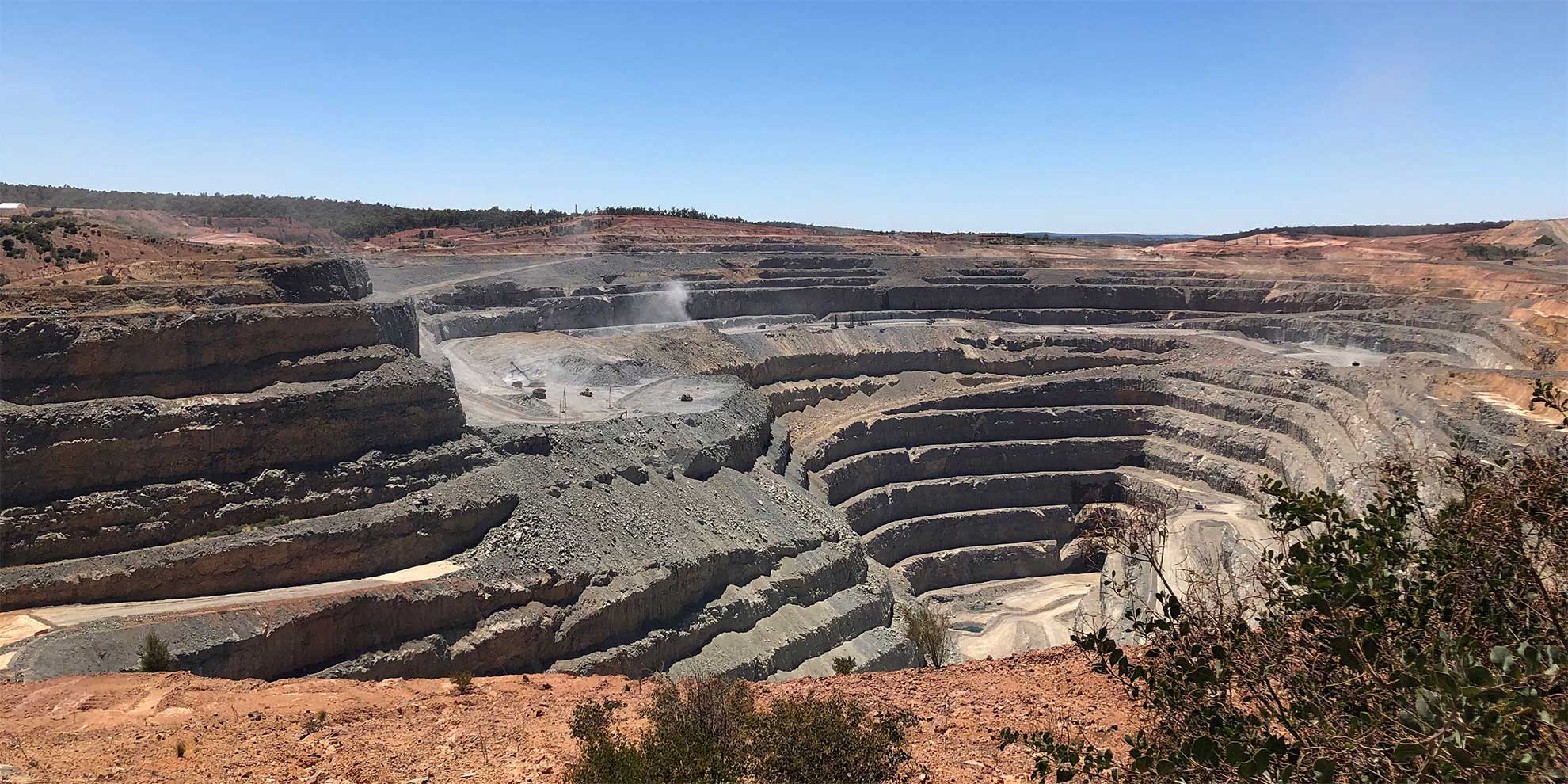 A view of Boddington Gold and Copper Mine.