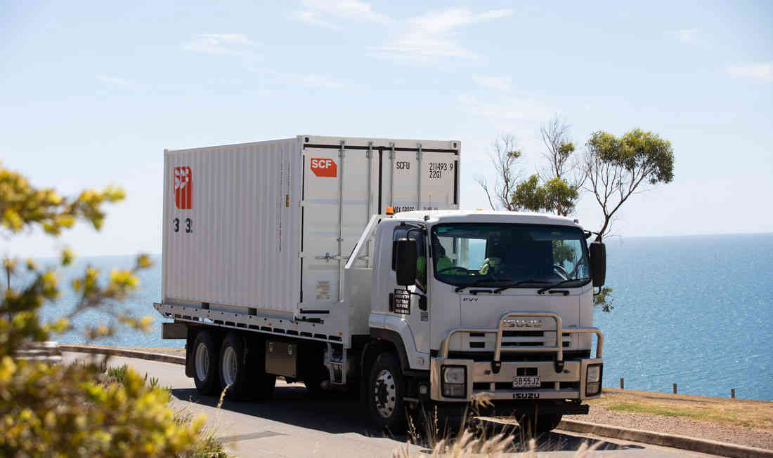 SCF Container Delivery Tilt Truck