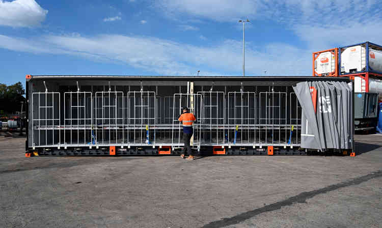 SCF 40Ft Curtain Side Container