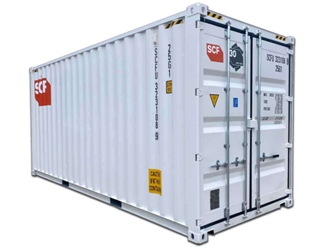 20ft High Cube Shipping Container | Angle 