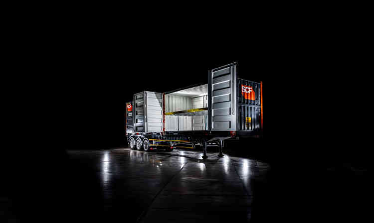 SCF 20Ft Side Door Trailer Side Full Width
