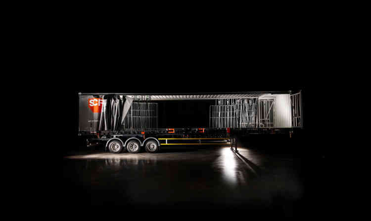 SCF 48Ft Curtain Taut Full Width Side