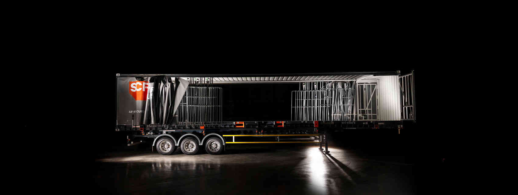 SCF 48Ft Curtain Taut Full Width Side