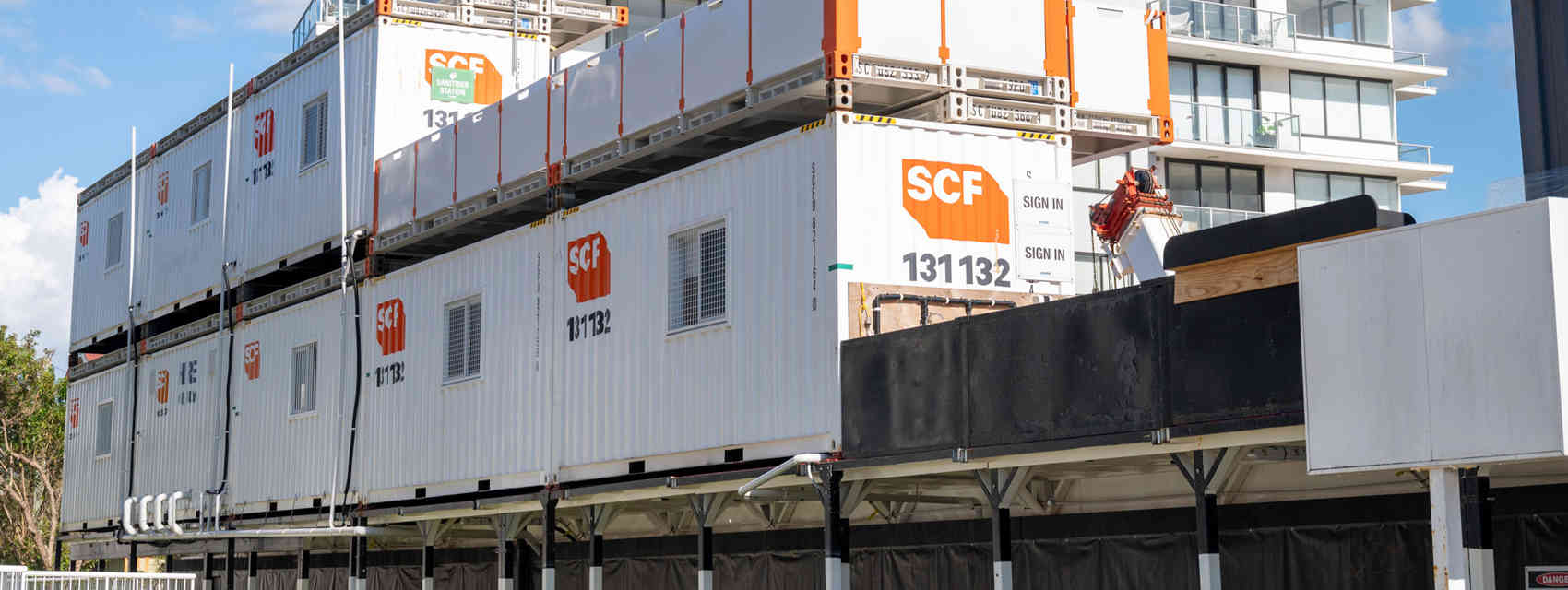 SCF 20Ft Ablution Full Width Site