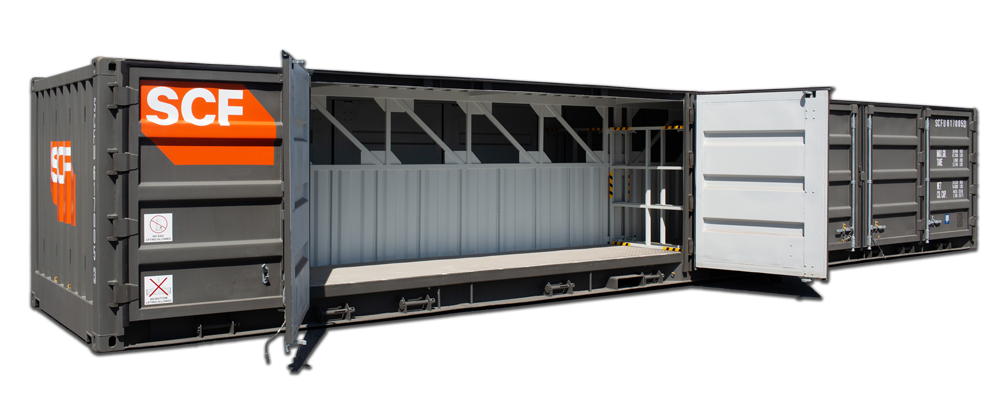 Product Banner Image - 40ft Half Height Side Door Container