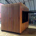 The 10ft SCF container bar with the cladding installed
