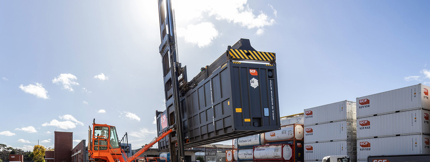 40ft Bulk Liquid Storage Tank Containers | SCF
