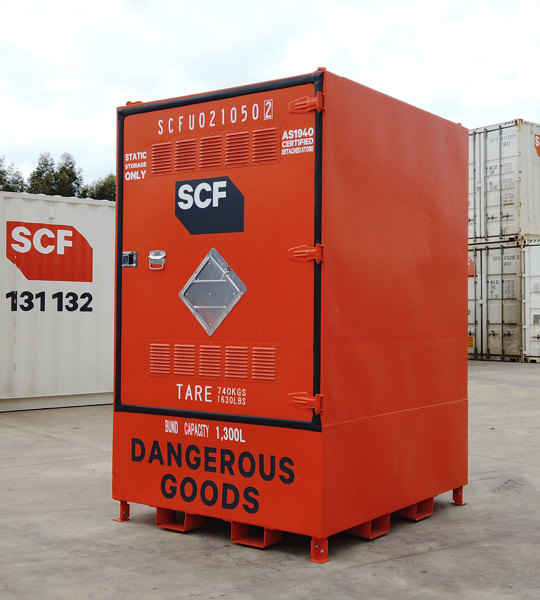 Dangerous Goods Cabinet 1 Pallet Wide